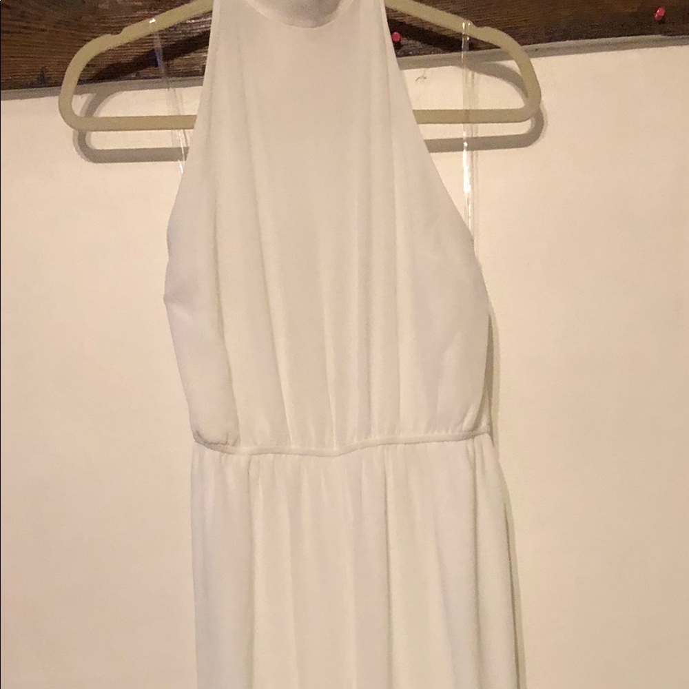 white jumpsuit